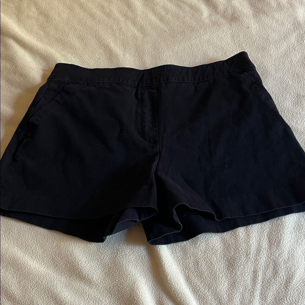 SPANX Polished Twill Navy Women's Shorts